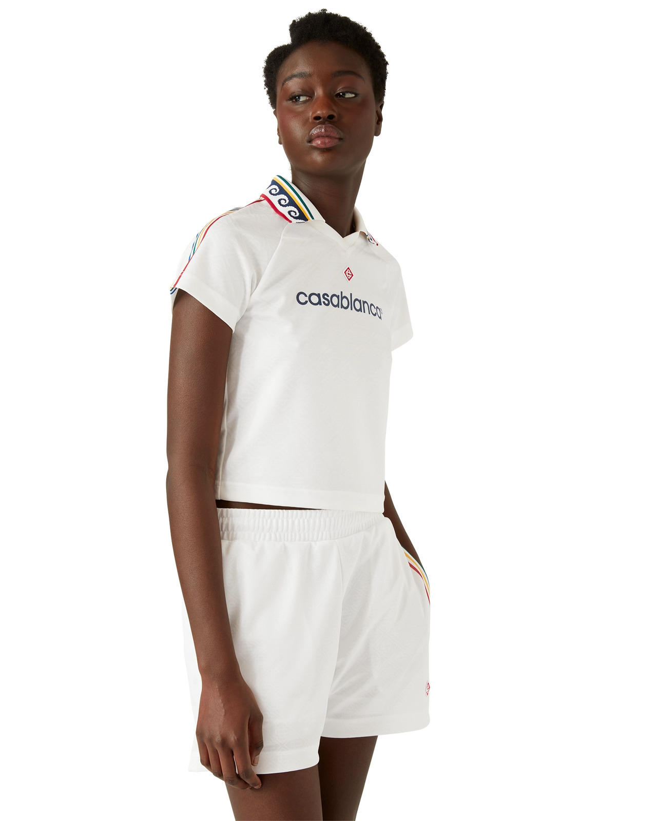 Jacquard Monogram Football Shirt | Casablanca Paris - 4
