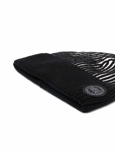 Canada Goose ribbed knit beanie outlook