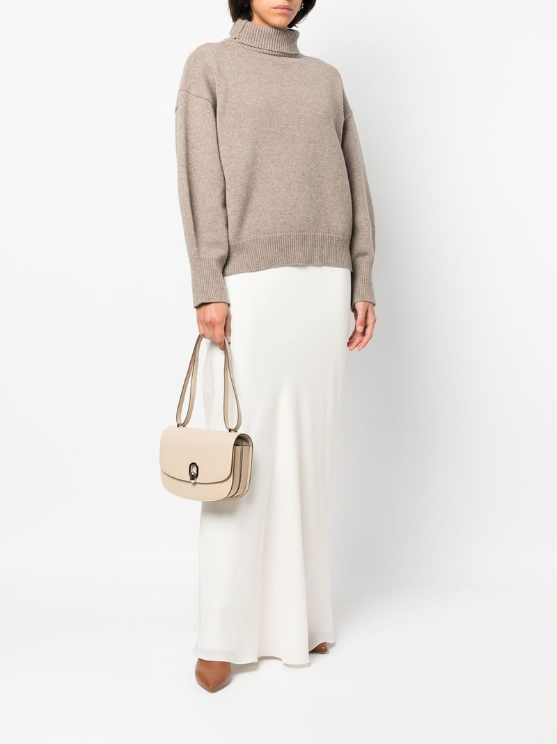 SAVETTE Tondo calf-leather shoulder bag outlook