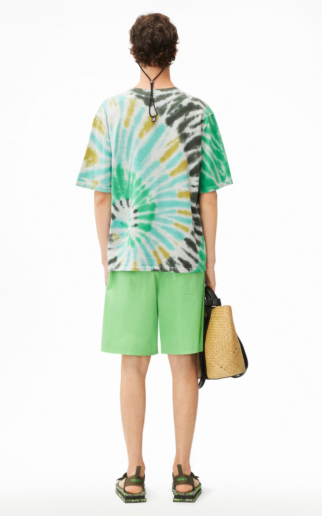 K-Tiger tie-dyed knit T-shirt - 4