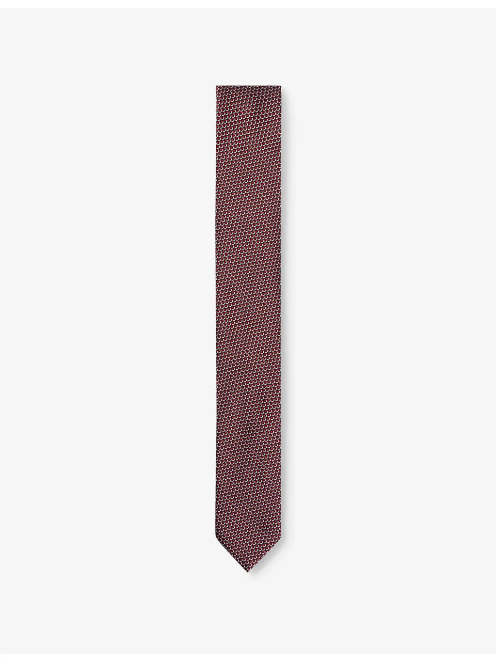 Jacquard-pattern silk-blend tie - 1
