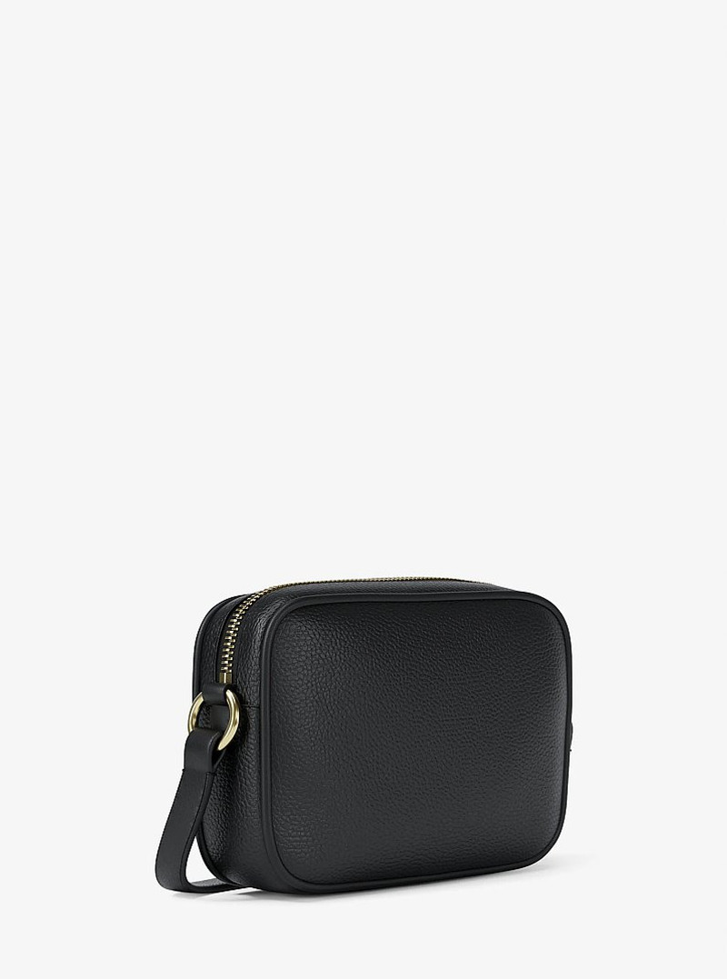 Jet Set Small Pebbled Leather Camera Crossbody Bag 3