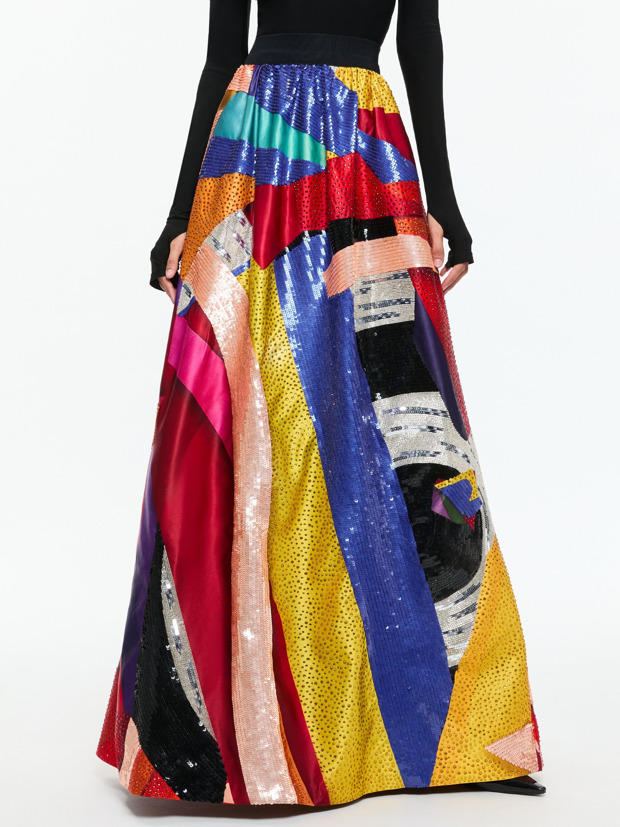 A+O X TOM WESSELMANN TINA EMBELLISHED BALLGOWN SKIRT - 2