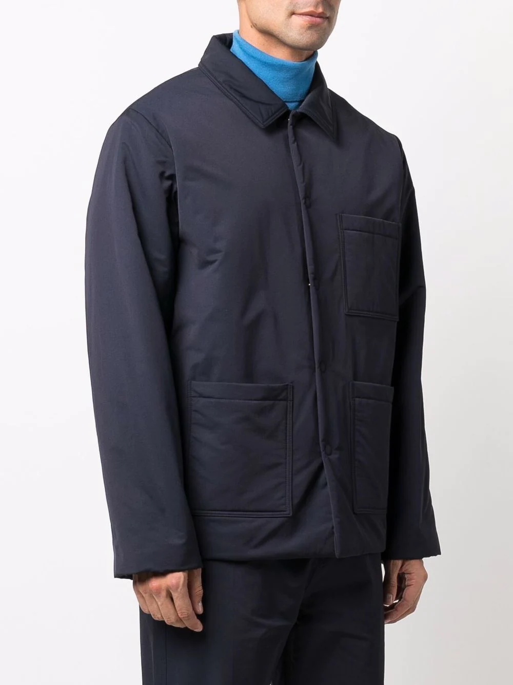 wadded technical shirt jacket - 3