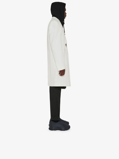 Givenchy COAT IN TECHNICAL WOOL WITH PADLOCK outlook