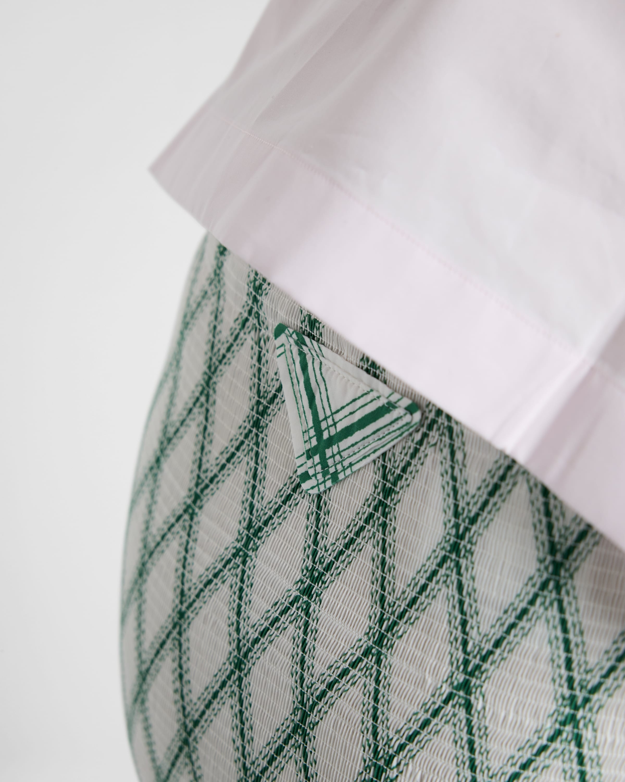 Cotton skirt with geometric pattern - 6