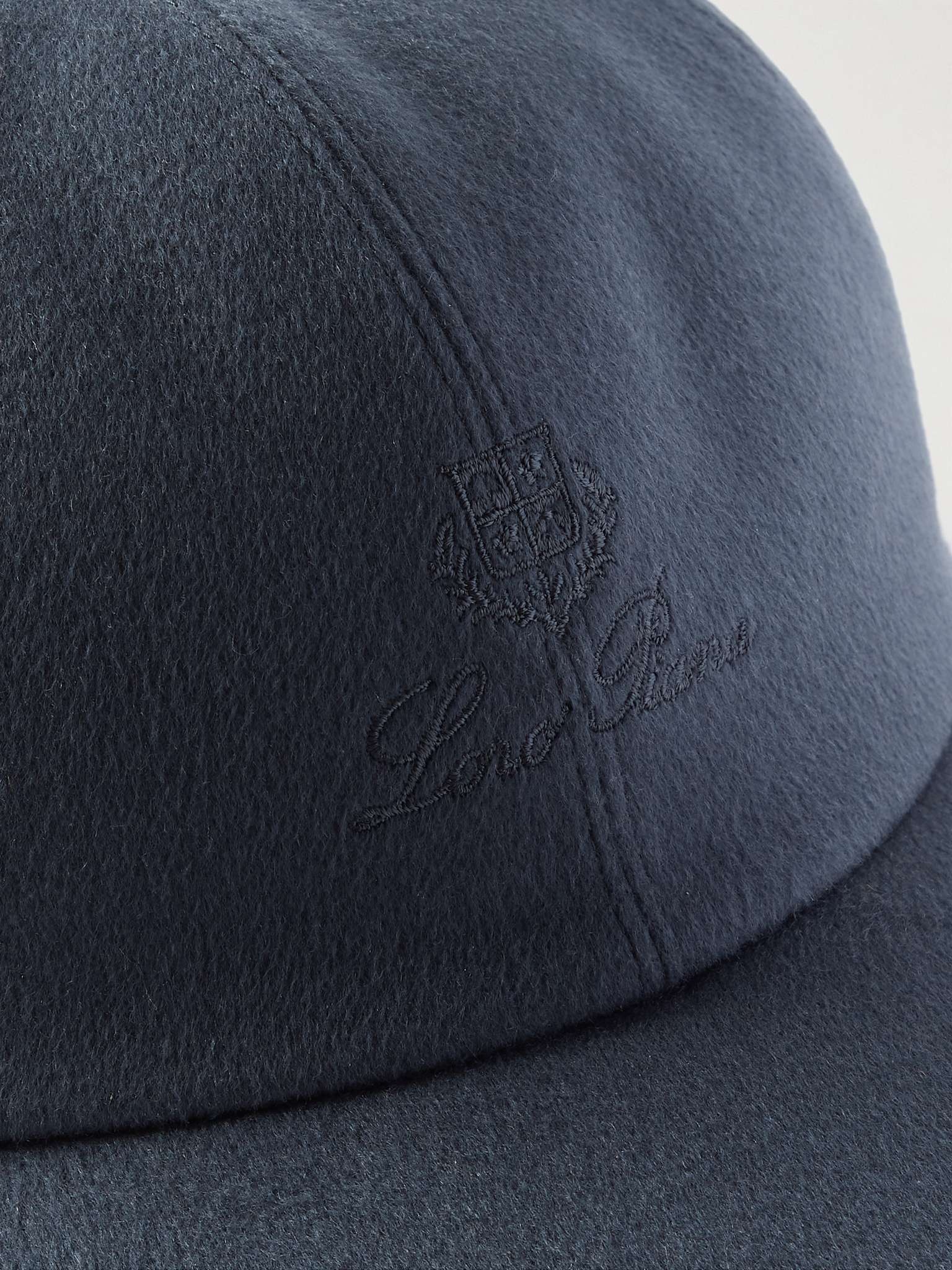 Logo-Embroidered Storm System Cashmere Baseball Cap - 2