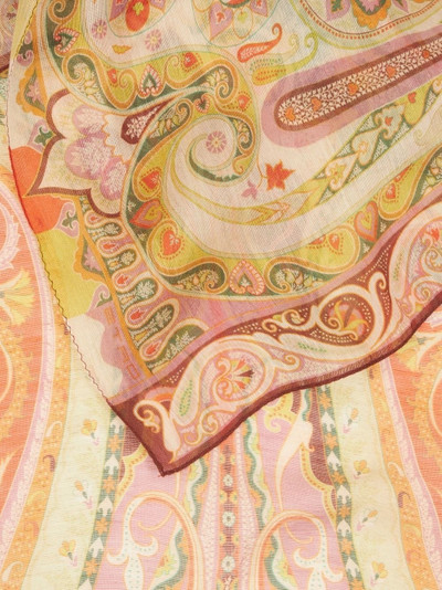 Etro paisley pattern-print scarf outlook