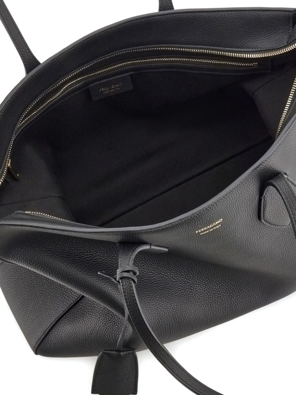 leather tote bag - 6