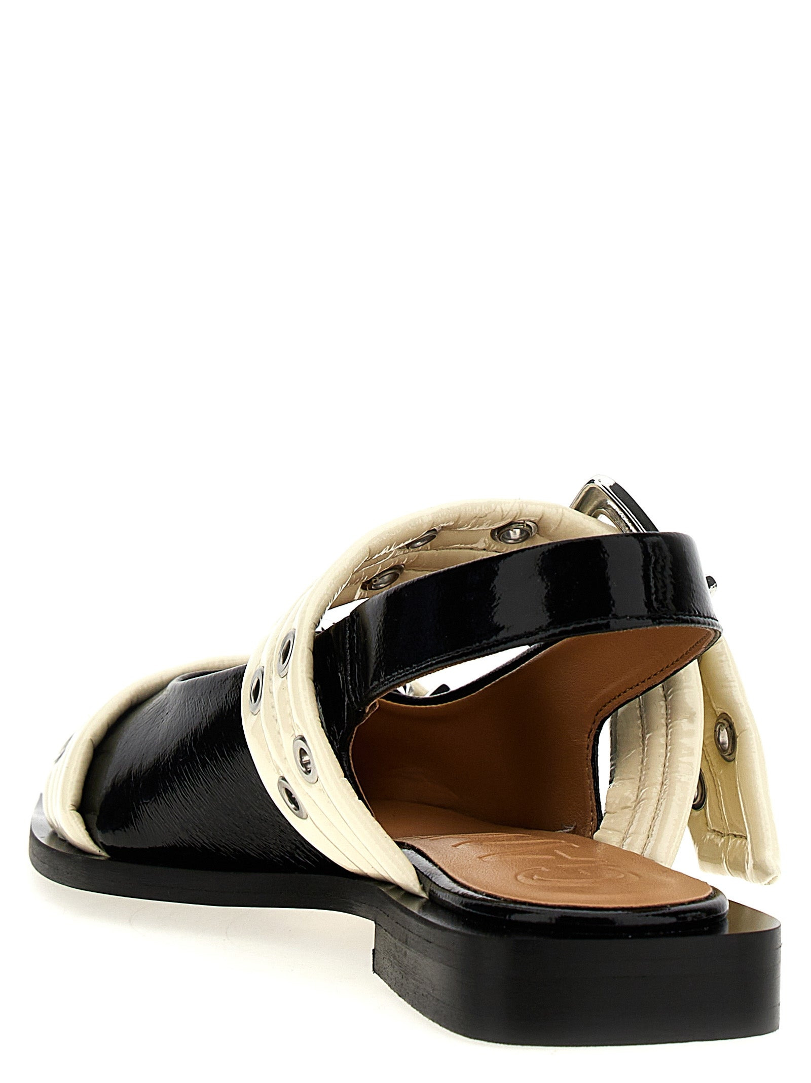 Ganni Women 'Wide Belt Buckle' Ballet Flats - 3
