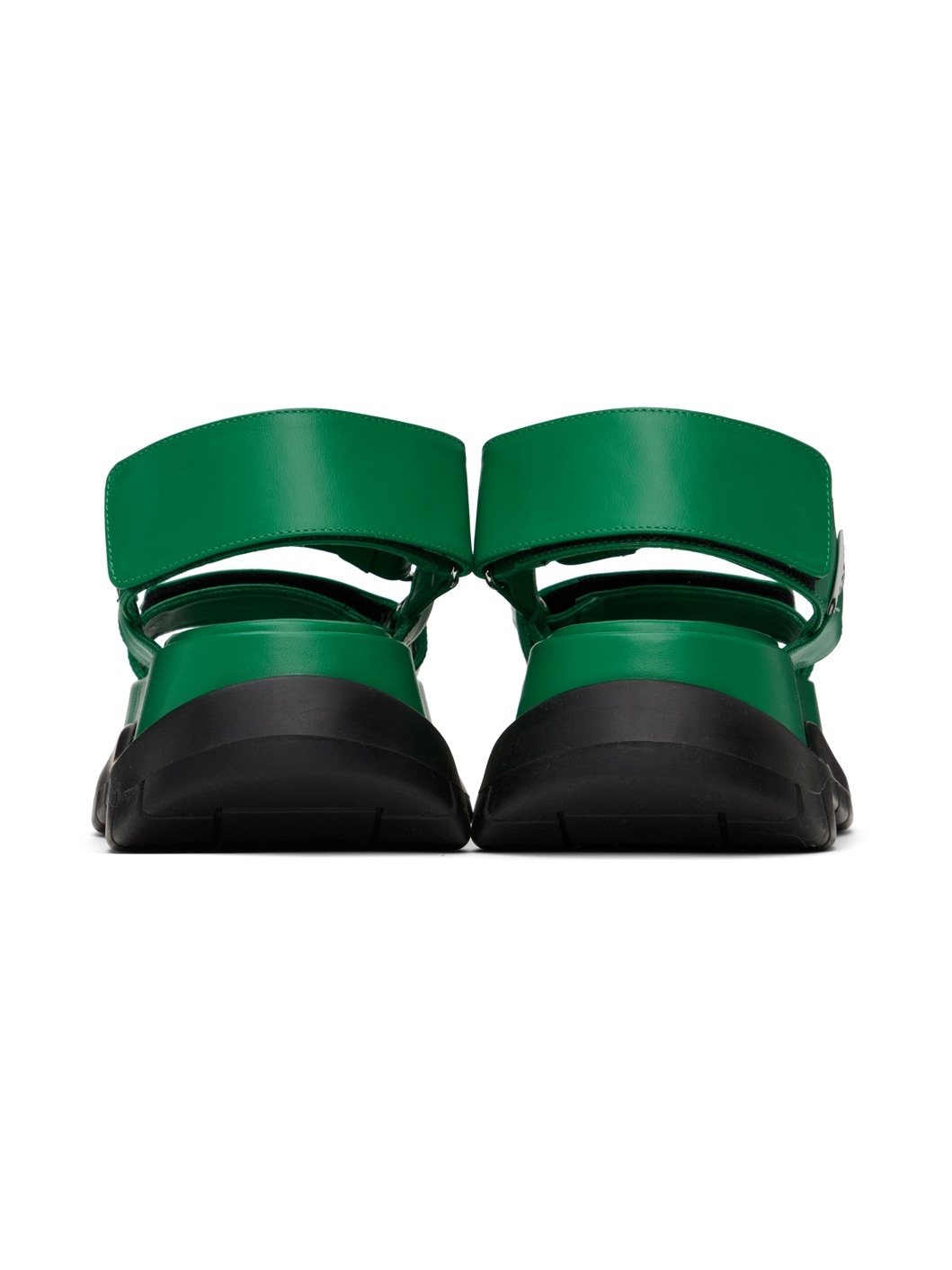 SSENSE Exclusive Green Platform Sandals - 2
