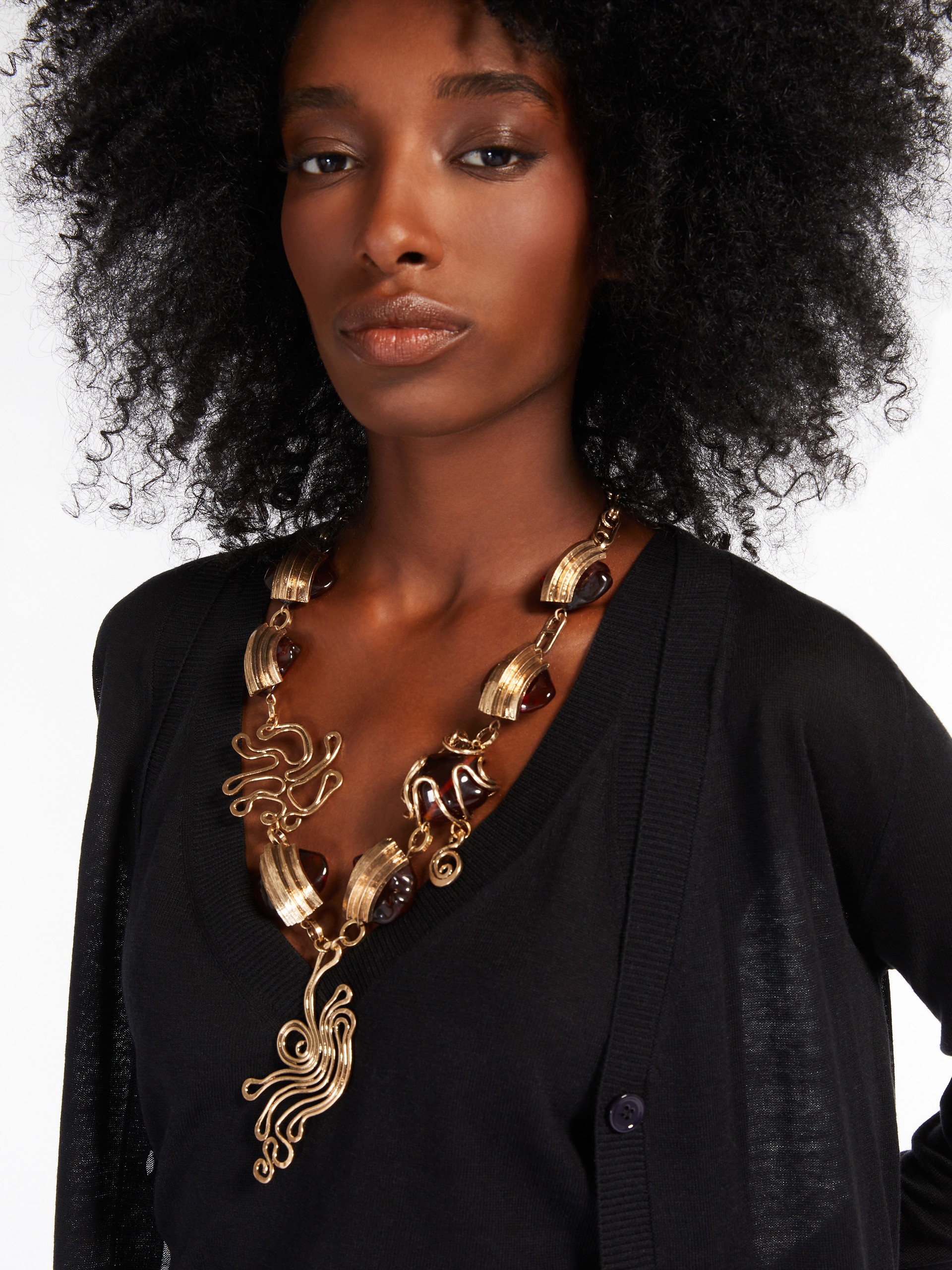 YAQUI Resin and metallic necklace - 3