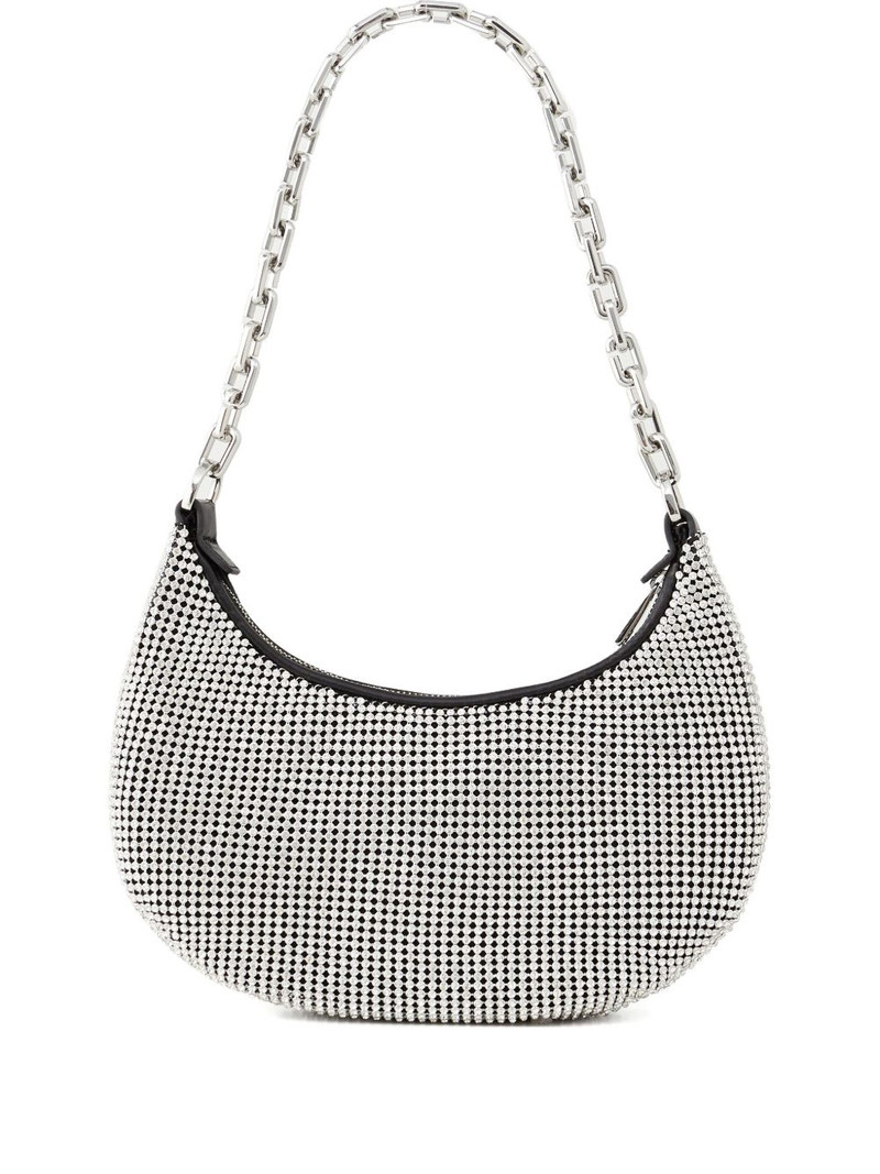 Marc Jacobs small The Curve crystal-embelishmend logo-detail shoulder bag outlook