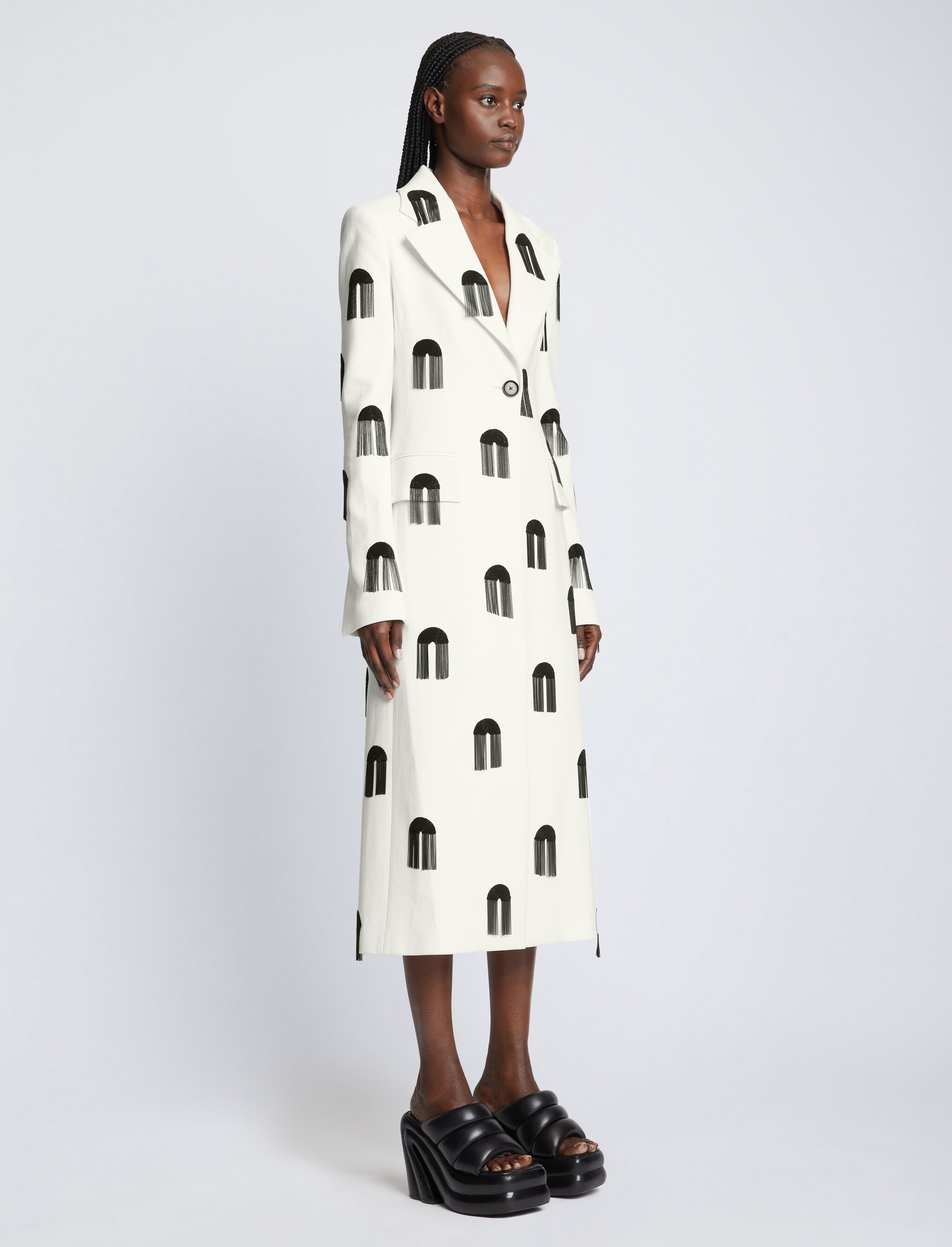 Embellished Coat - 3
