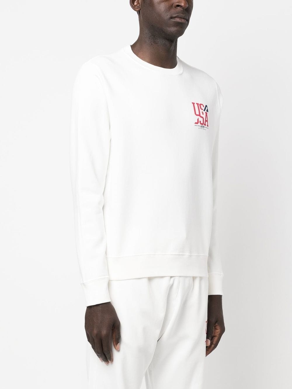 cotton logo-print sweatshirt - 4