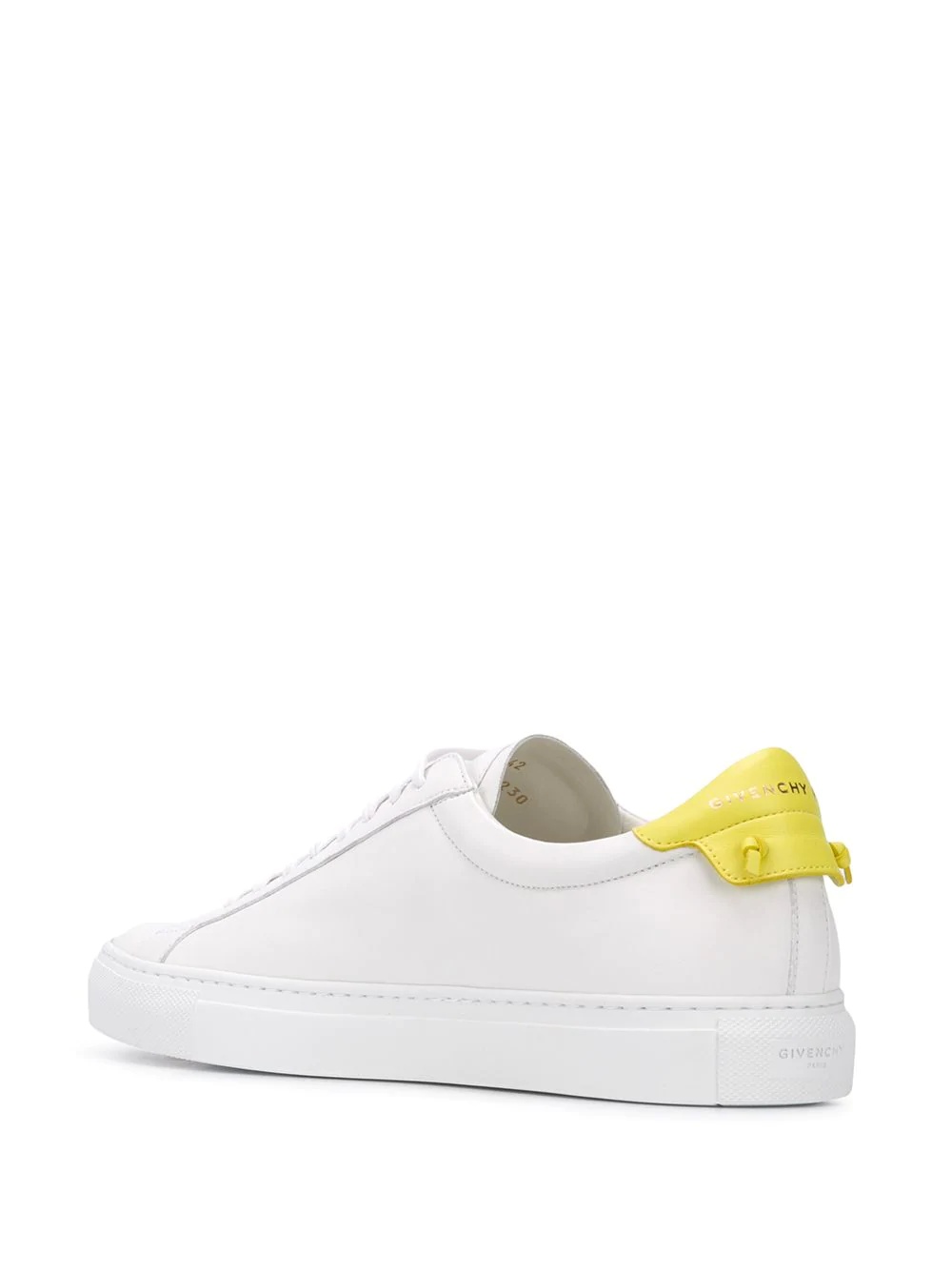 contrast heel low-top sneakers - 3