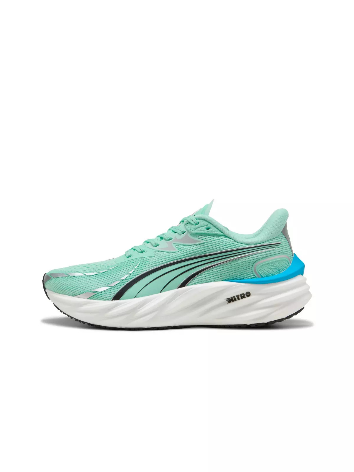 PUMA Velocity NITRO 4 "Mint Melt/Speed Blue" Women's Running Shoe - 2