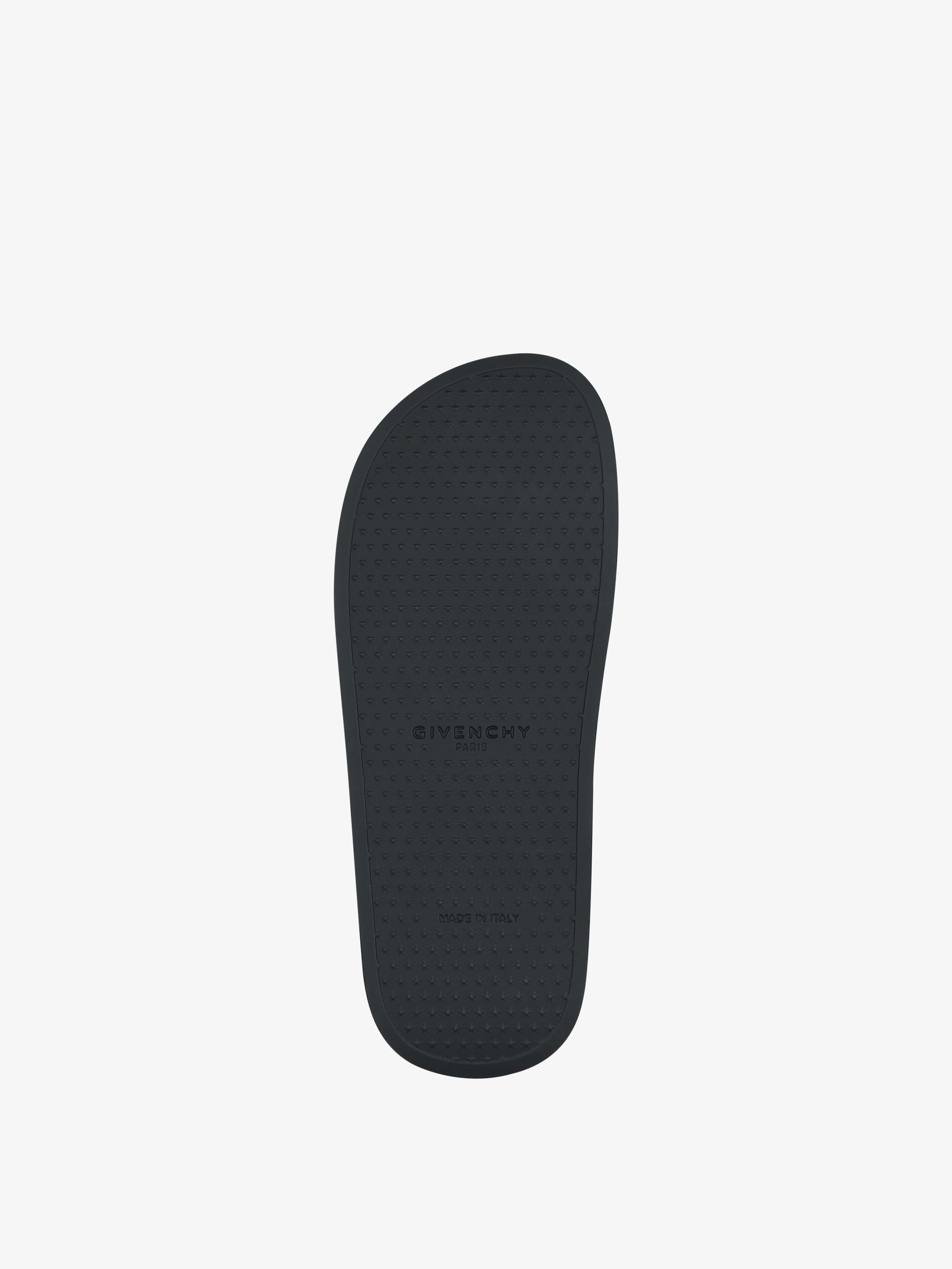 GIVENCHY ALL-OVER PRINT FLAT SANDALS IN TRANSPARENT RUBBER - 5