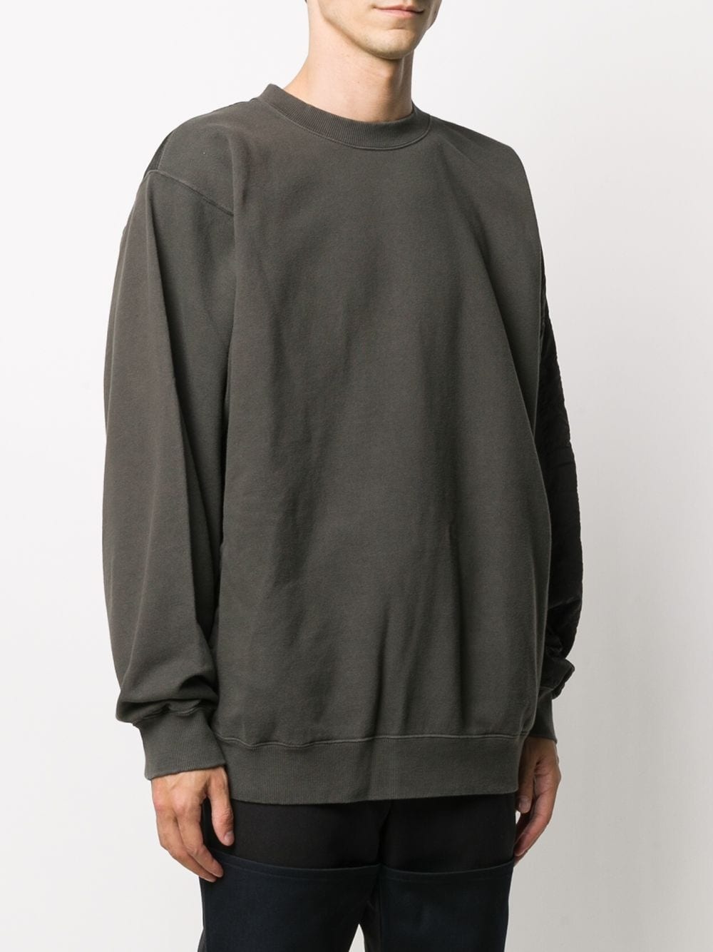 shell-panelled sweatshirt - 4