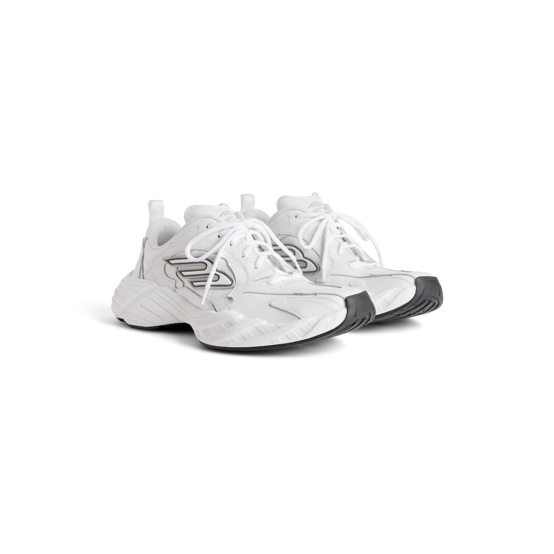 Men's Monday Shoe in White/black/grey - 2