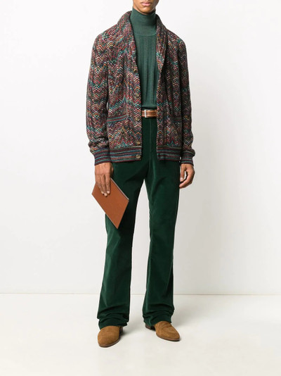 Etro flared corduroy trousers  outlook