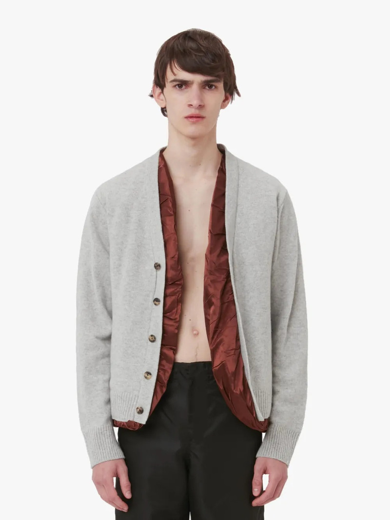 JW Anderson SATIN LINED CARDIGAN outlook