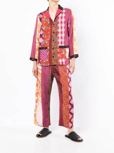 Guidi all-over graphic-print suit set outlook