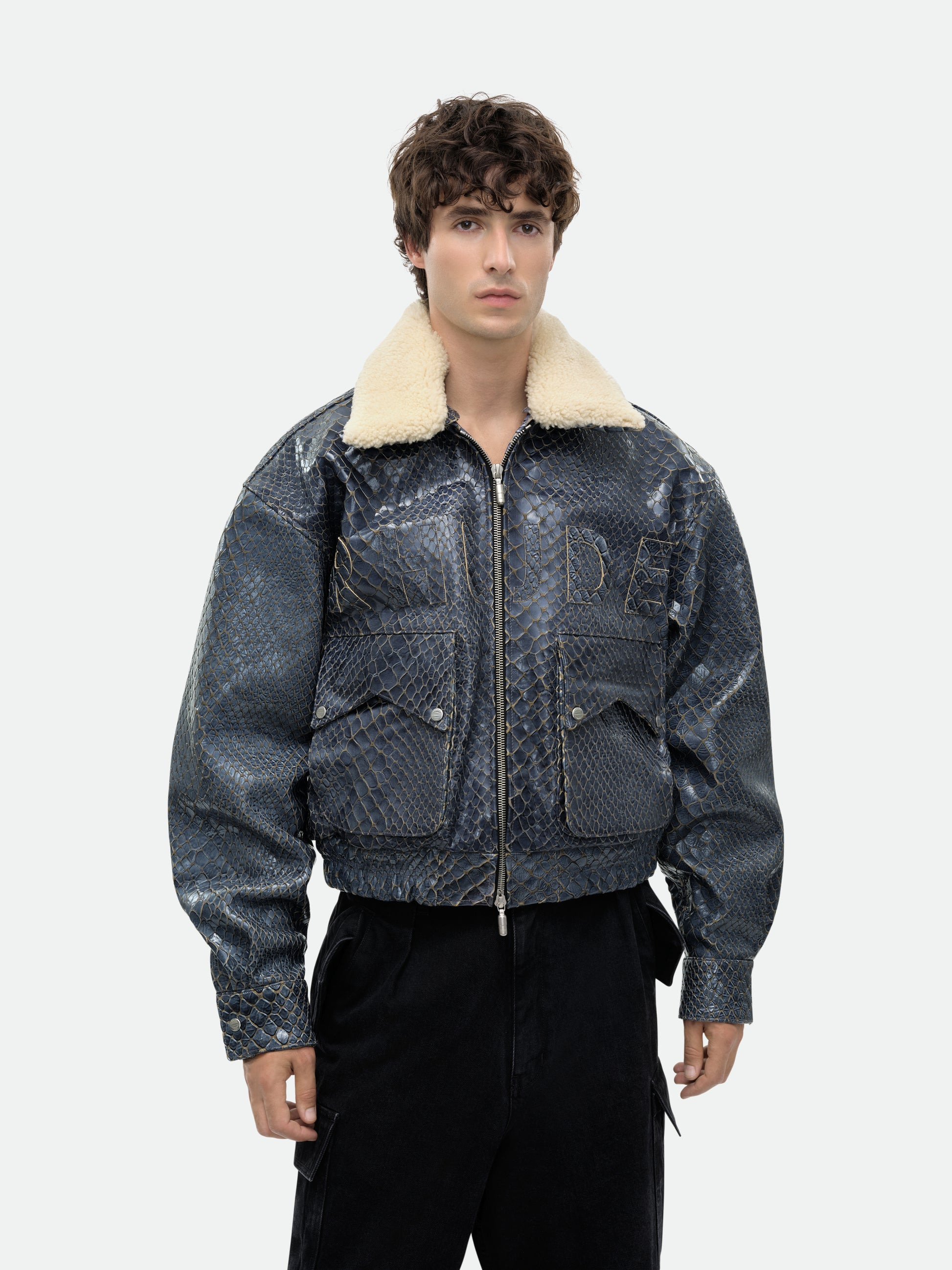 BLUE CROCODILE PILOT JACKET - 6
