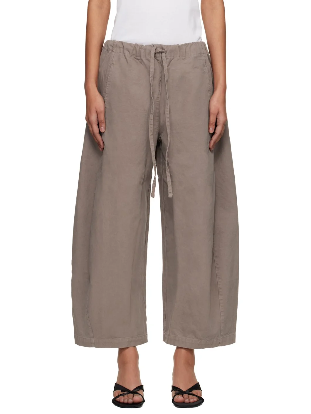 Taupe Loft Trousers - 1