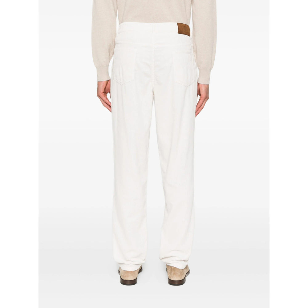 Brunello Cucinelli Neutrals Trousers - Regular & Straight-Leg Trousers Men - 3