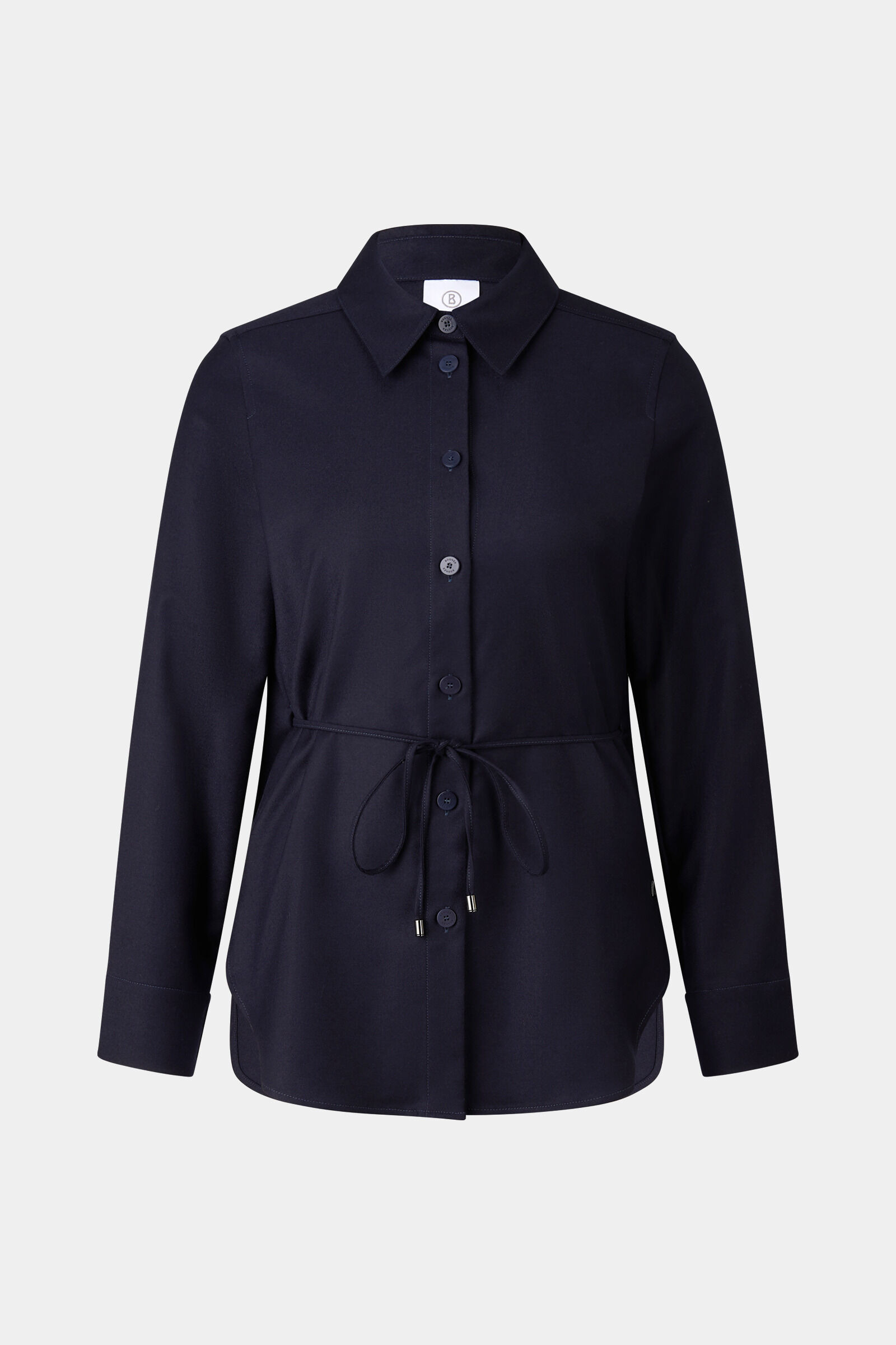 Ariela flannel blouse in Navy blue - 1