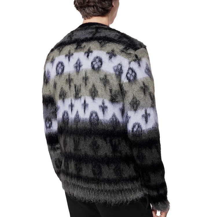 LOUIS VUITTON Monogram Mohair Cardigan 'Multi-Color' 1AF342 - 5