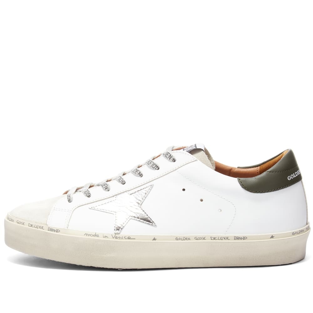 Golden Goose Hi Star Leather Metal Logo Sneaker - 2