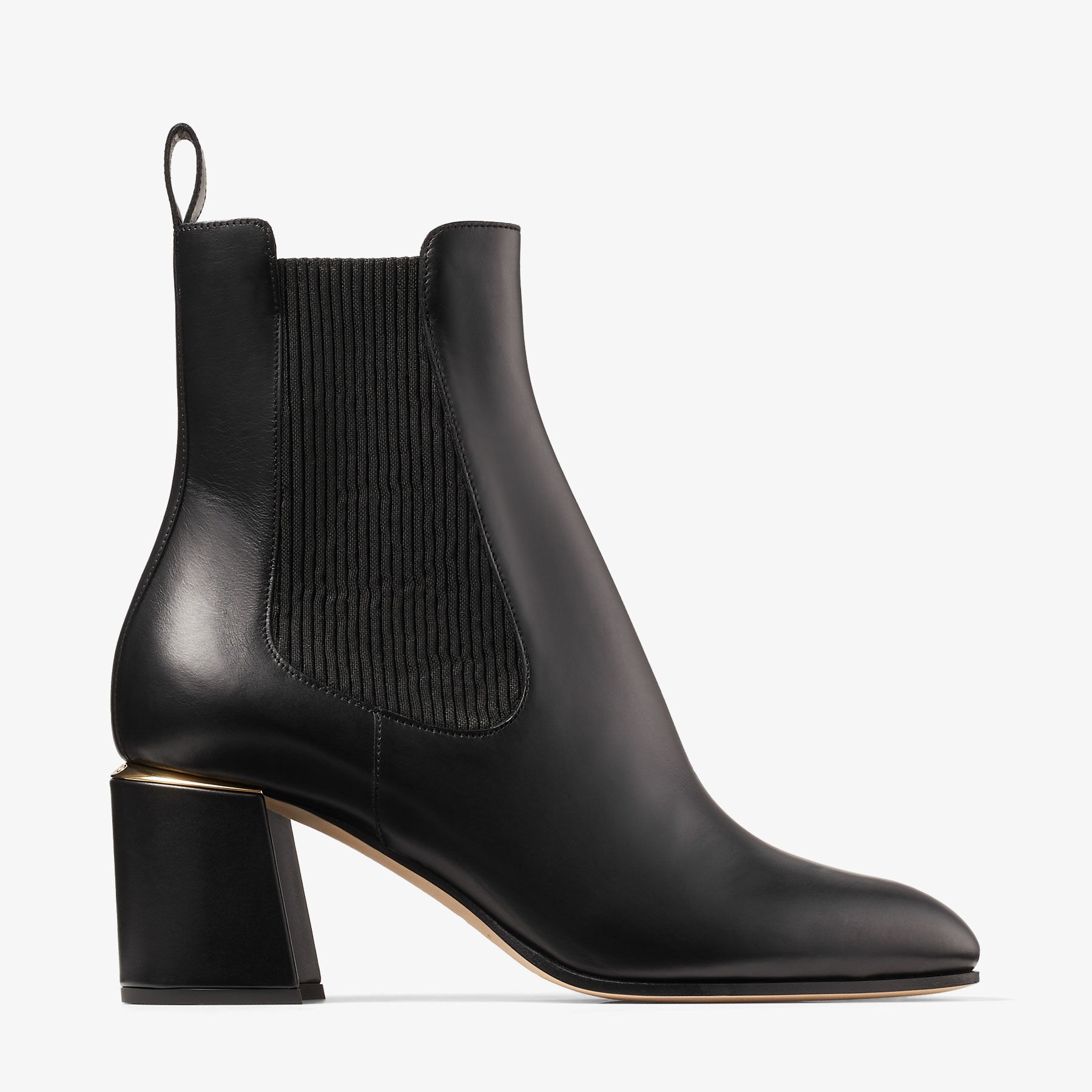 Thessaly 65
Black Leather Ankle Boots - 1