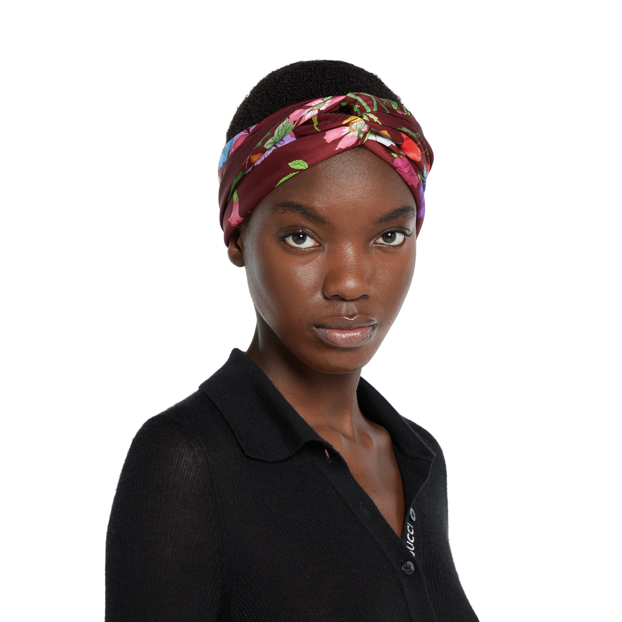 Printed silk twill carré - 6
