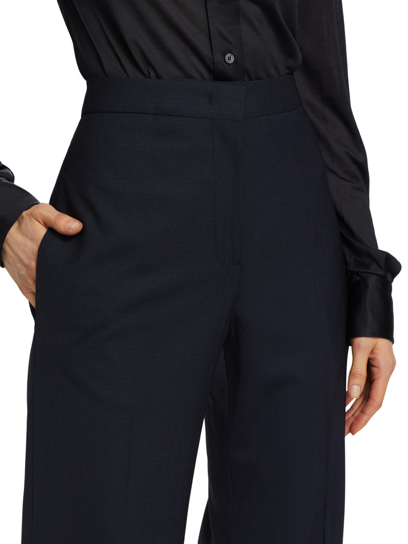 Women's Stretch Wool Straight-Leg Pants - Blue Notte 6
