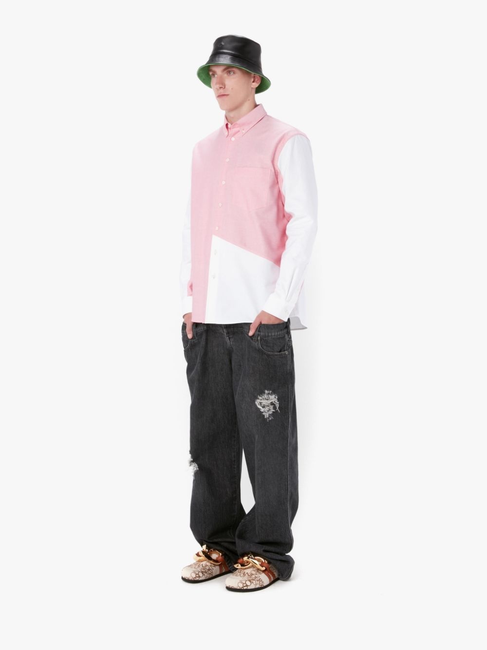 CLASSIC FIT PATCHWORK SHIRT - 4