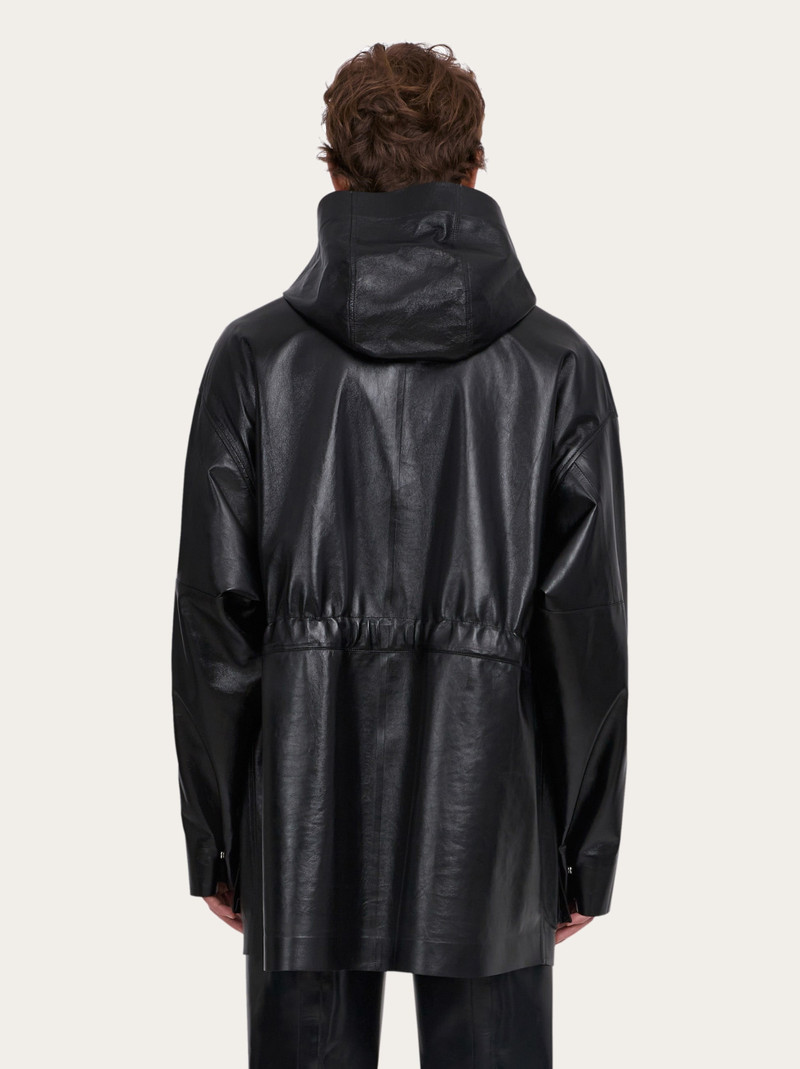 FERRAGAMO Nappa parka outlook