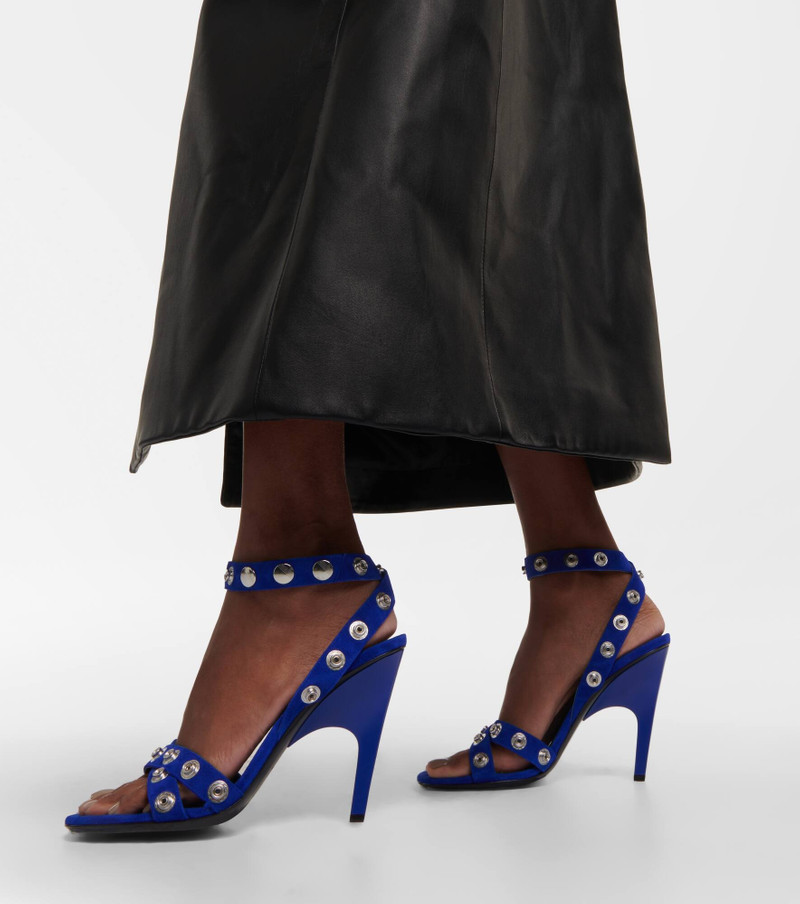 Cosmo 105 studded suede sandals 7