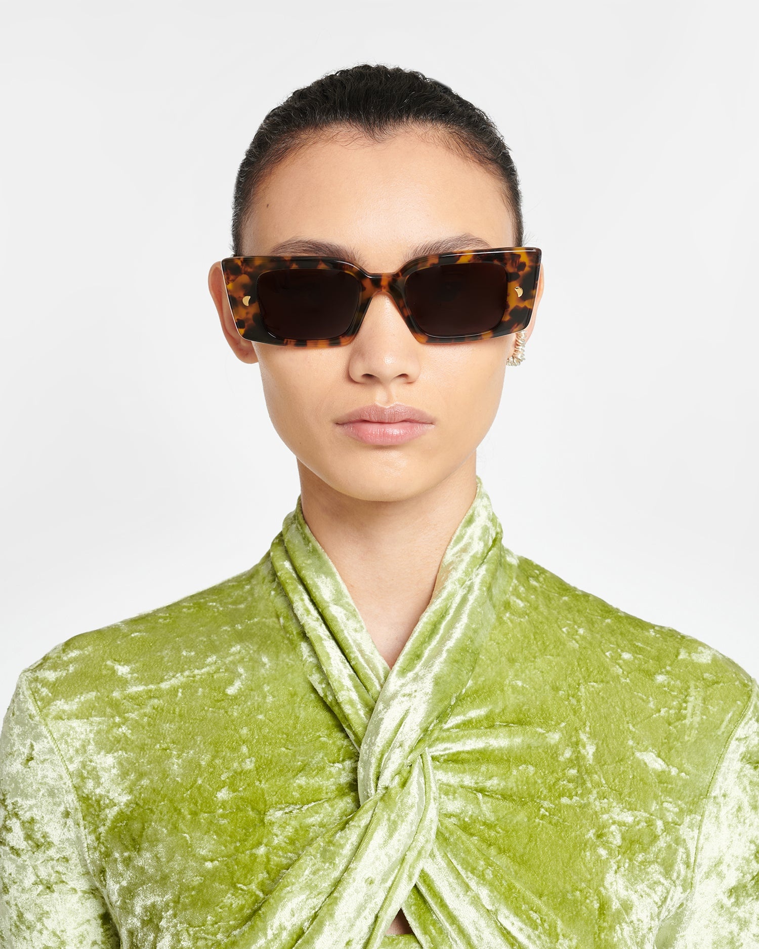 Bio-Plastic Rectangle-Frame Sunglasses - 4