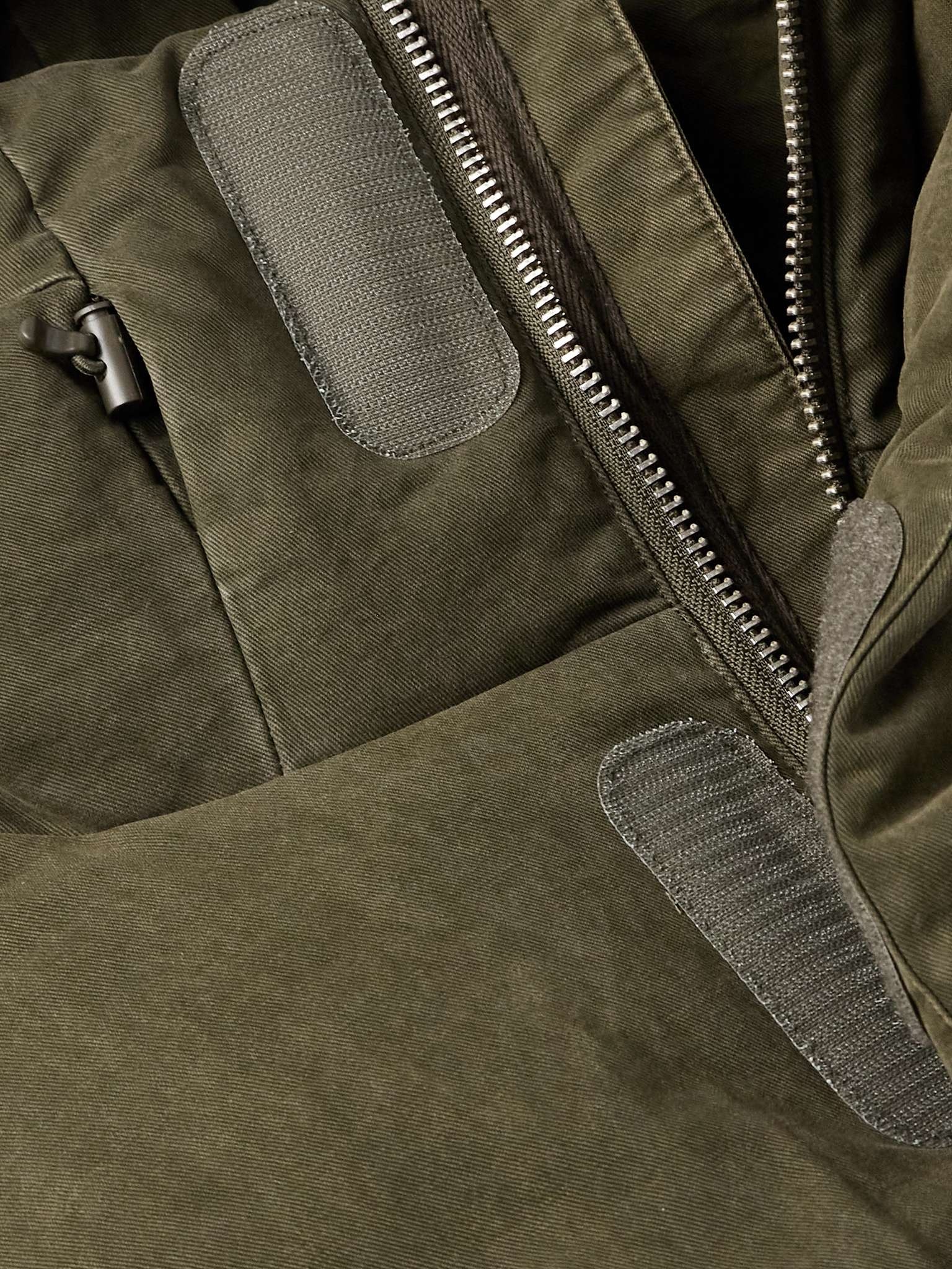 MML Cropped Cotton Hooded Down Jacket - 5