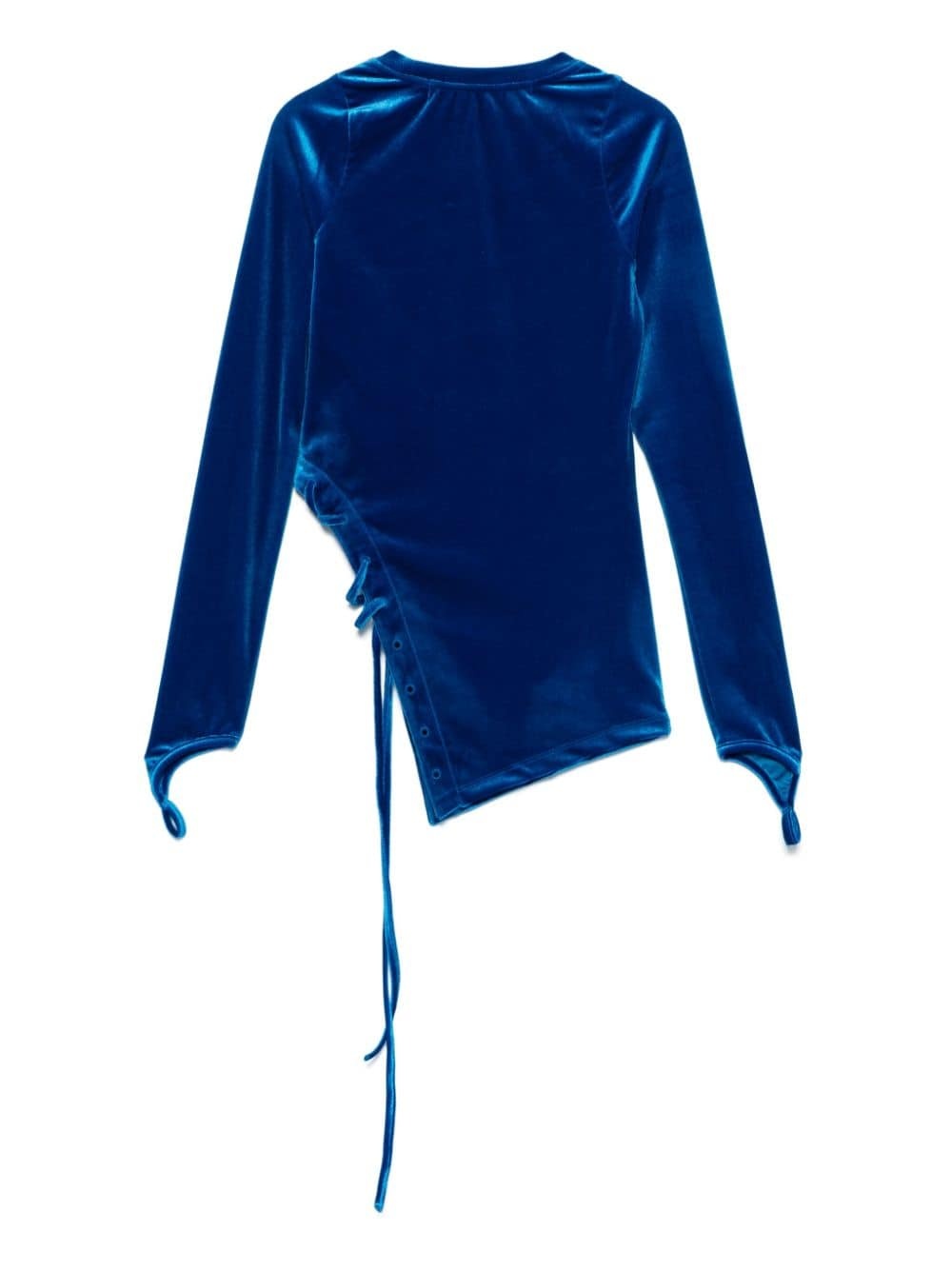 Andersson Bell velvet cut-out top | REVERSIBLE