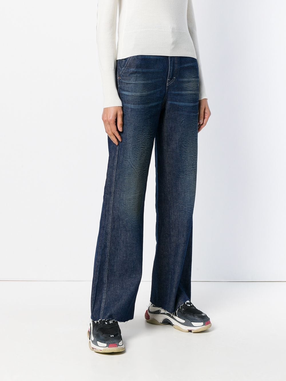 flared high waisted jeans - 3