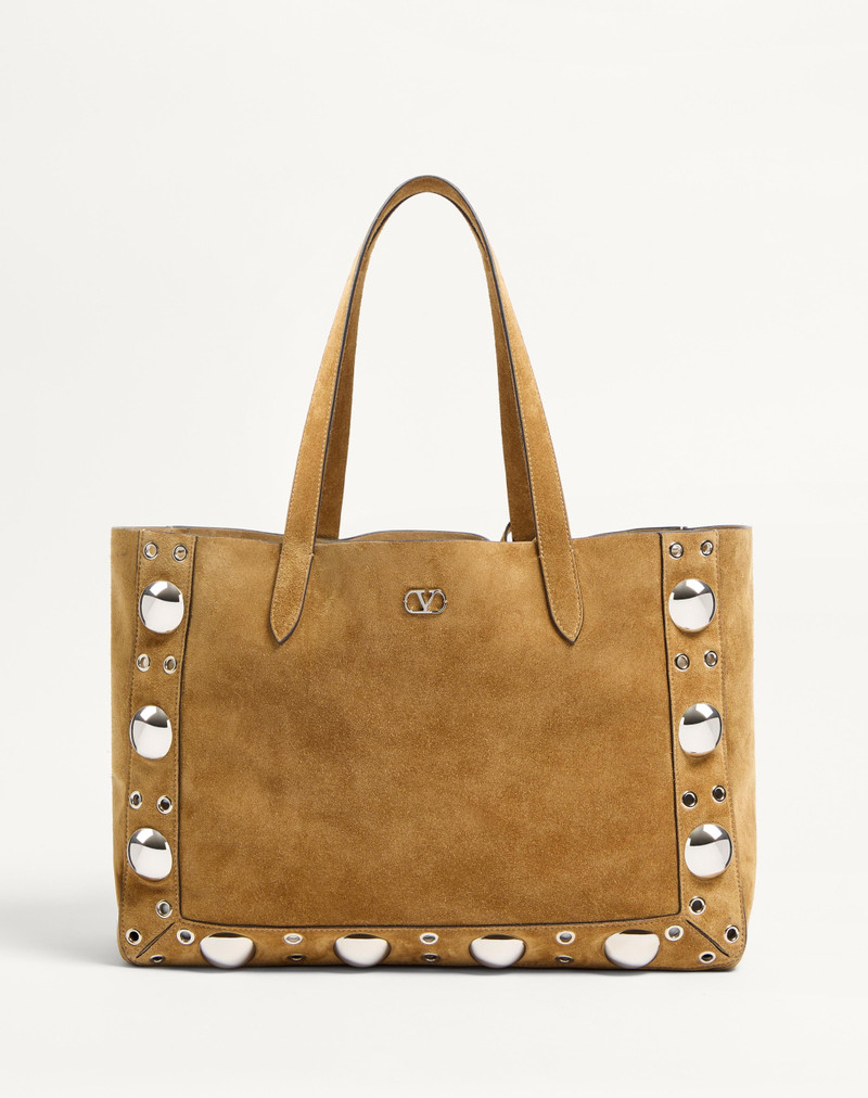 VALENTINO GARAVANI MEDIUM NELLCTOMTE SUEDE SHOPPING 부대 - 1
