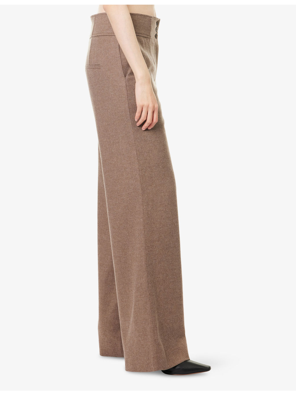 Giovanna Wide-Leg Stretch-Woven Trousers - 3