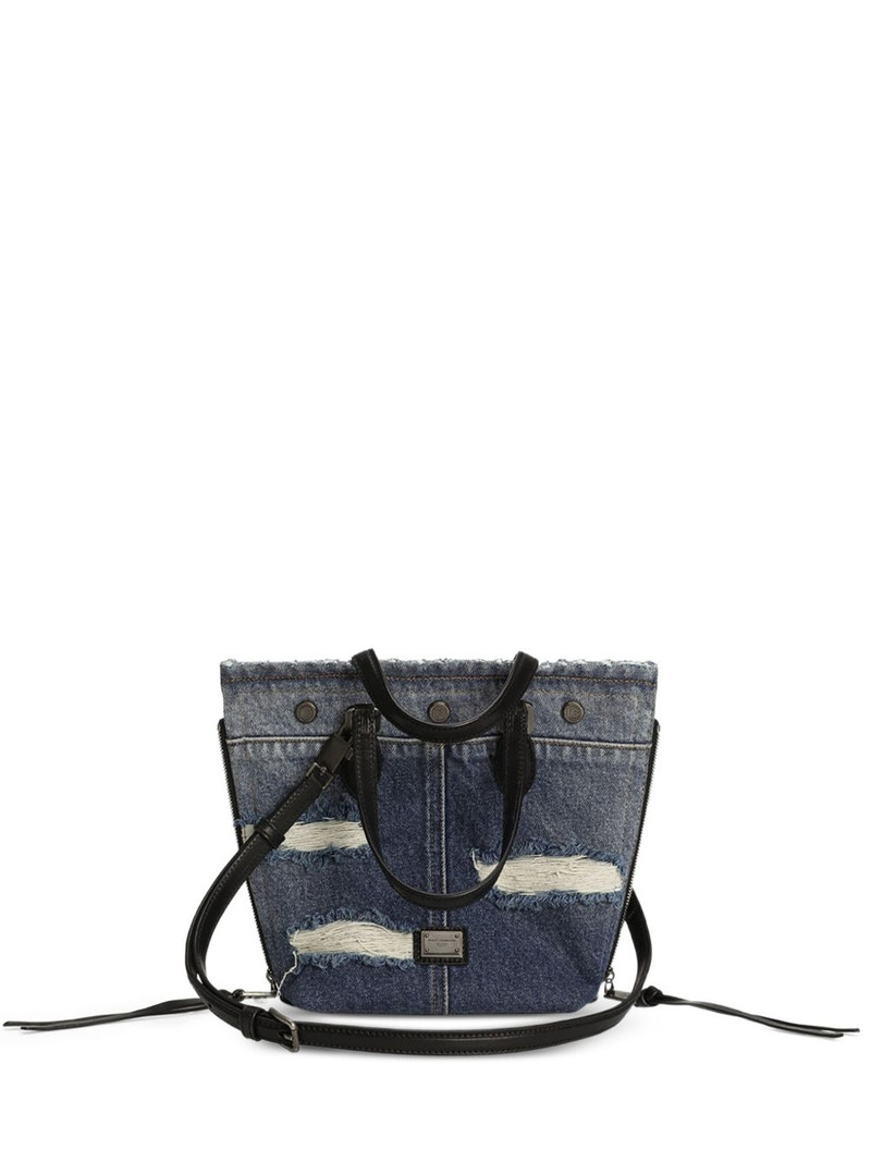 Atene distressed tote bag 1