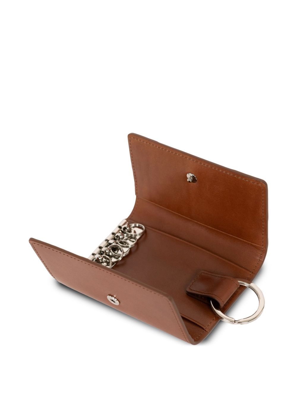 embossed-leather key case - 5