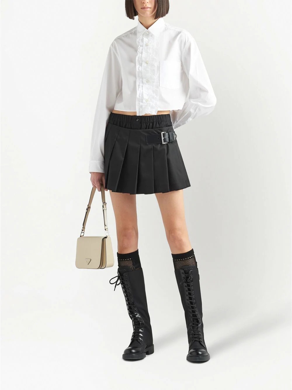 pleated mini skirt - 2