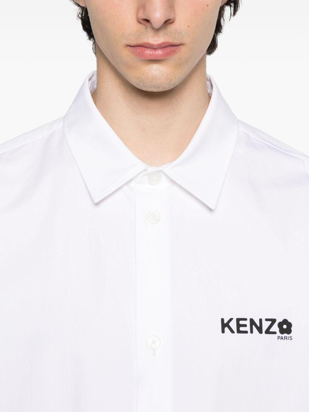 logo-detail short-sleeve shirt - 5