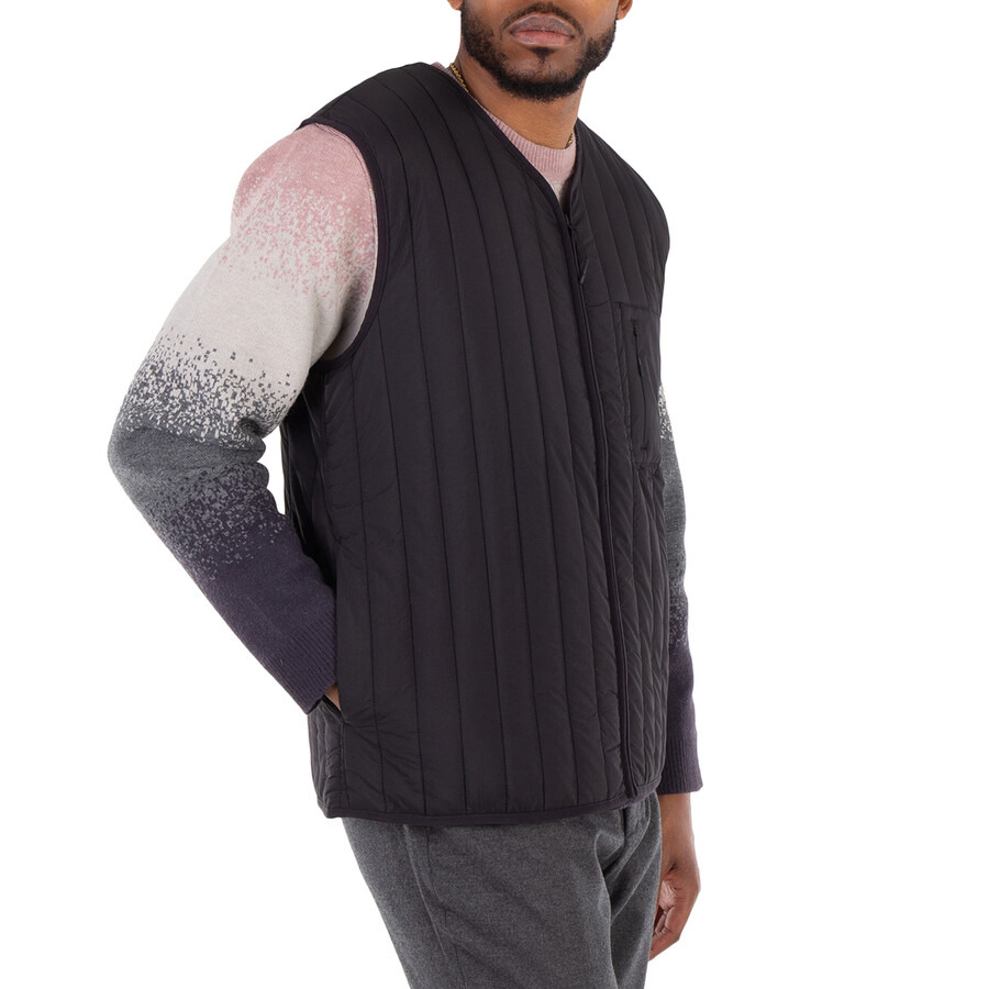 Rains Men's Black Banja Quilted Liner Vest - 2